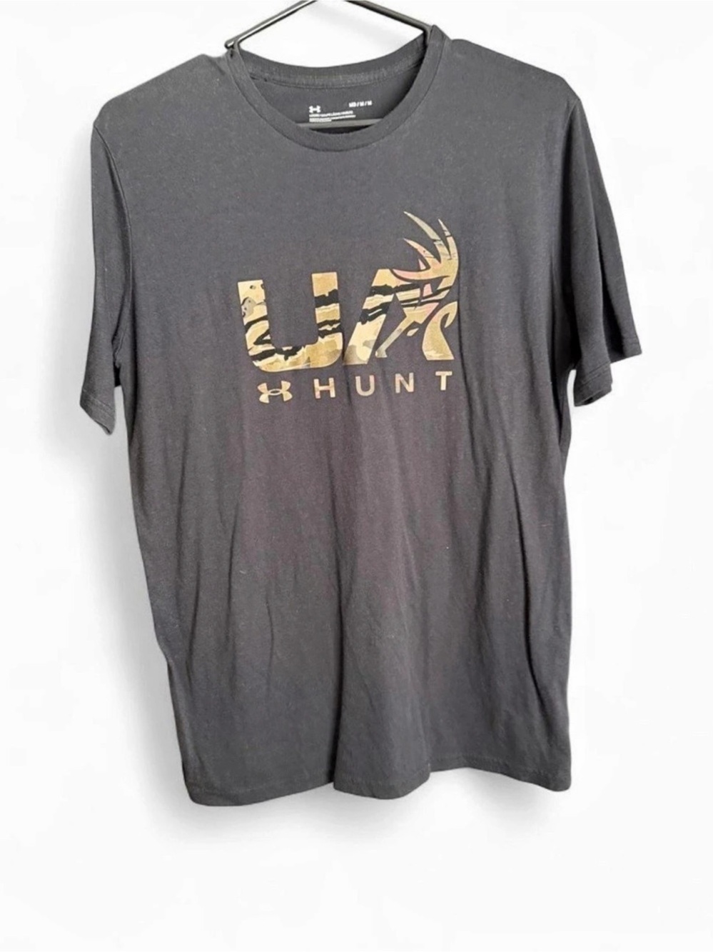 Under Armour UA Camoauge “Hunt” Graphic T-Shirt- Dark Grey, Men’s Medium